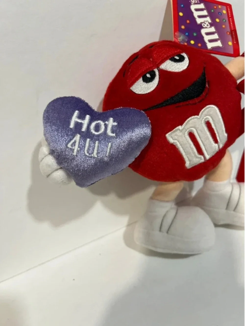 M&M's Red Hot 4 U Love Valentine M&M Plush  Heart 7